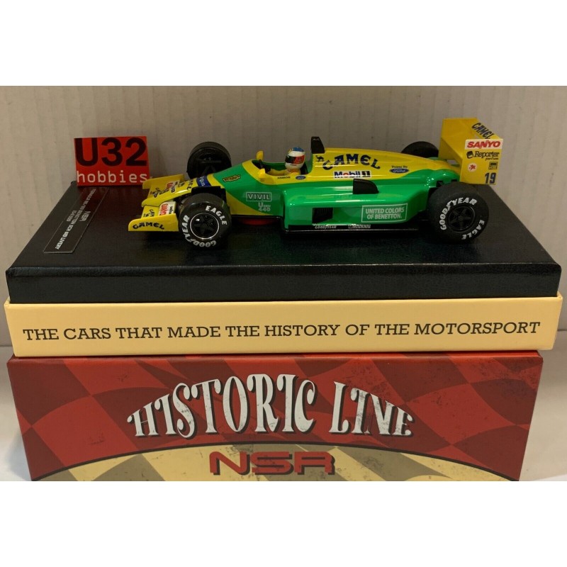 SLOT CAR NSR HL06 BENETTON B192 -19 F1 1992 MICHAEL SCHUMACHER