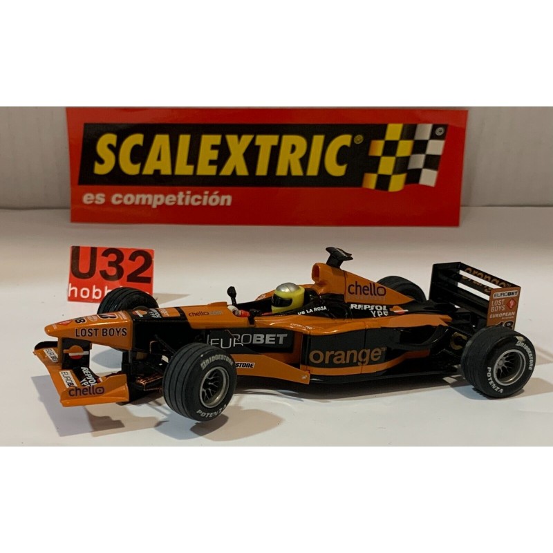 SLOT CAR SCX SCALEXTRIC 6044 ARROWS A21 -18 F1  2000   PEDRO DE LA ROSA