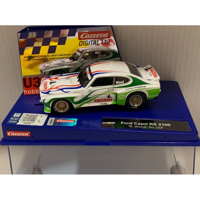 SLOT CAR CARRERA DIGITAL 31046 FORD CAPRI RS 3100 -123 NIGRIN WOOD