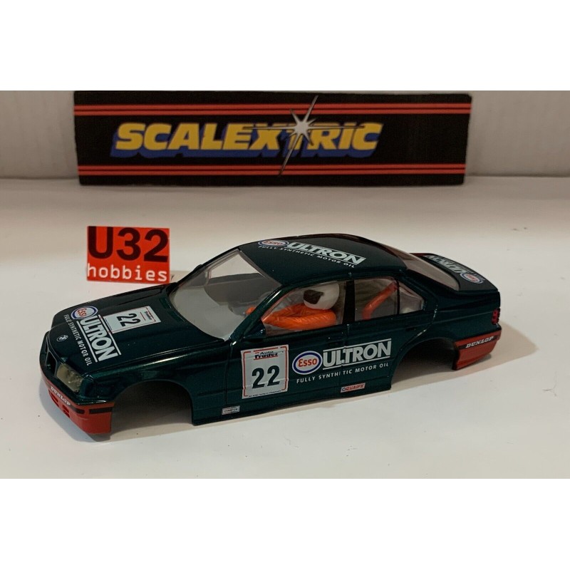 SLOT CAR SCX SCALEXTRIC CARROCERIA BMW 318I -22 ESSO ULTRON SCALEXTRIC UK