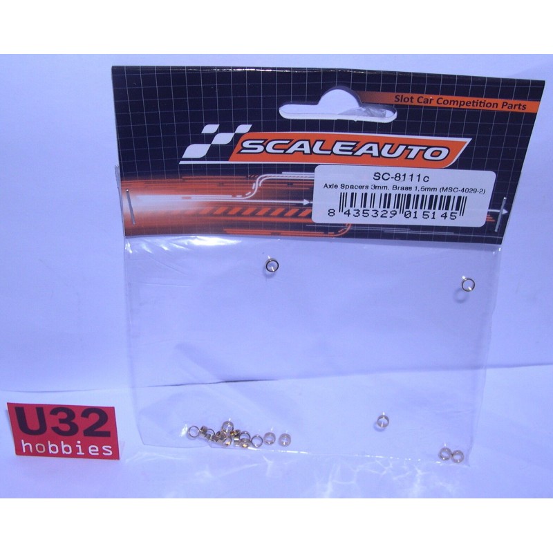 SCALEAUTO SC-8111C SEPARADORES 1.5mm BRONCE EJE 3mm 