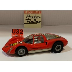 SLOT CAR FLEISCHMANN AUTO RALLYE 3220  PORSCHE CARRERA 6 -8 ROJO