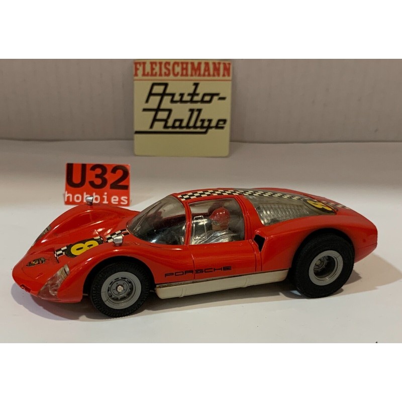 SLOT CAR FLEISCHMANN AUTO RALLYE 3220  PORSCHE CARRERA 6 -8 ROJO