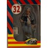 LEMANS MINIATURES FLM132066M FIGURA JOSEPH NEWSBOY 24H.LE MANS 1966