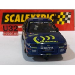 SLOT CAR SCX SCALEXTRIC SPAIN PLANETA CARLOS SAINZ SUBARU IMPREZA WRC -5 RACC