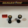 SLOT CAR SCX SCALEXTRIC UK EJE DELANTERO Y TRASERO FORD SIERRA COSWORTH C456