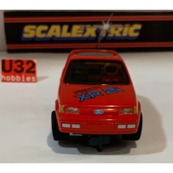 SLOT CAR SCX SCALEXTRIC C287 FORD FIESTA XR2I  ROJO SCALEXTRIC UK