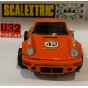 SLOT CAR SCX SCALEXTRIC EXIN 4051 PORSCHE 911 CARRERA -42 FITZPATRICK NARANJA