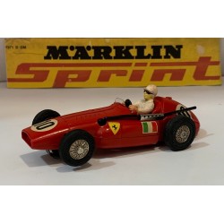 SLOT CAR MARKLIN 1301 FERRARI SUPERSQUALO -10 F1 1956 E.CASTELLOTTI