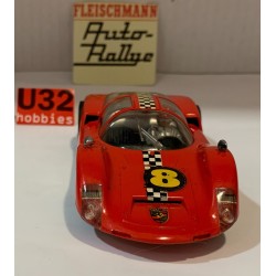 SLOT CAR FLEISCHMANN AUTO RALLYE 3220  PORSCHE CARRERA 6 -8 ROJO