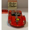 SLOT CAR FLEISCHMANN AUTO RALLYE 3220  PORSCHE CARRERA 6 -8 ROJO