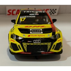 SLOT CAR SCALEXTRIC ADVANCE E10457S300 AUDI RS3 LMS -17 WTCR 2002 DHL N.BERTHON