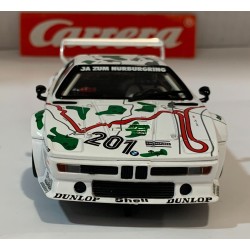 SLOT CAR CARRERA DIGITAL 30955 BMW M1 PROCAR -201 NURBURGRING 1000Km 1980 STUCK