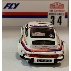 SLOT CAR FLY A2067 PORSCHE 934 -34 RALLY MONTE CARLO 1981 G.SANSON-C.MAZLOUMIAN