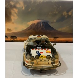 SLOT CAR FLY E2053AR PORSCHE 911 -19 RALLY SAFARI 1971 ZASADA-BIEN EFECTO SUCIO