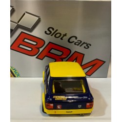 SLOT CAR BRM 132 1/24 AUTOBIANCHI A112 ABARTH -007 OLIO FIAT NAGANO 2015 G.OBINO