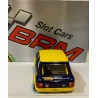 SLOT CAR BRM 132 1/24 AUTOBIANCHI A112 ABARTH -007 OLIO FIAT NAGANO 2015 G.OBINO