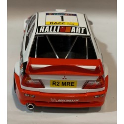 SLOT CAR SCALEAUTO SC-6285R MITSUBISHI LANCER EVO V -1 CATALUNYA 1998 T.MAKINEN