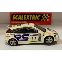 SLOT CAR SCX SCALEXTRIC  FORD FOCUS WRC -17 RS MARTIN-PARK DECORACION ARTESANAL