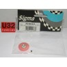 SLOT CAR SIGMA SG-854244 CORONA 44D TRANSVERSAL M50 EJE 3mm