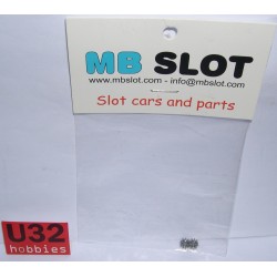 SLOT CAR MB SLOT 19250 PIÑON 9D DIAMETRO 5.5mm ACERO EN LINEA 2 UNIDADES