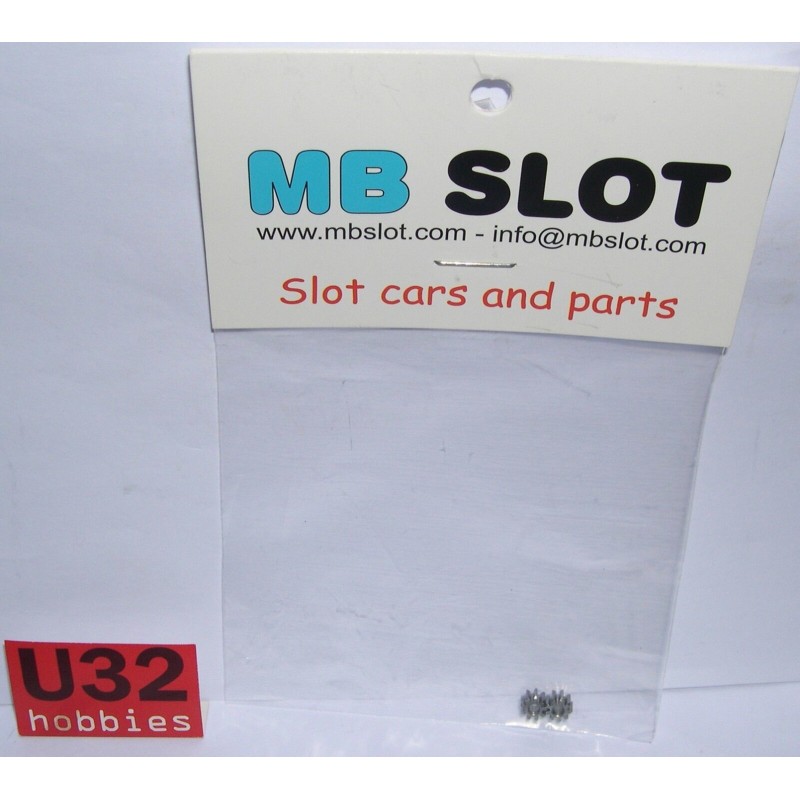 SLOT CAR MB SLOT 19250 PIÑON 9D DIAMETRO 5.5mm ACERO EN LINEA 2 UNIDADES