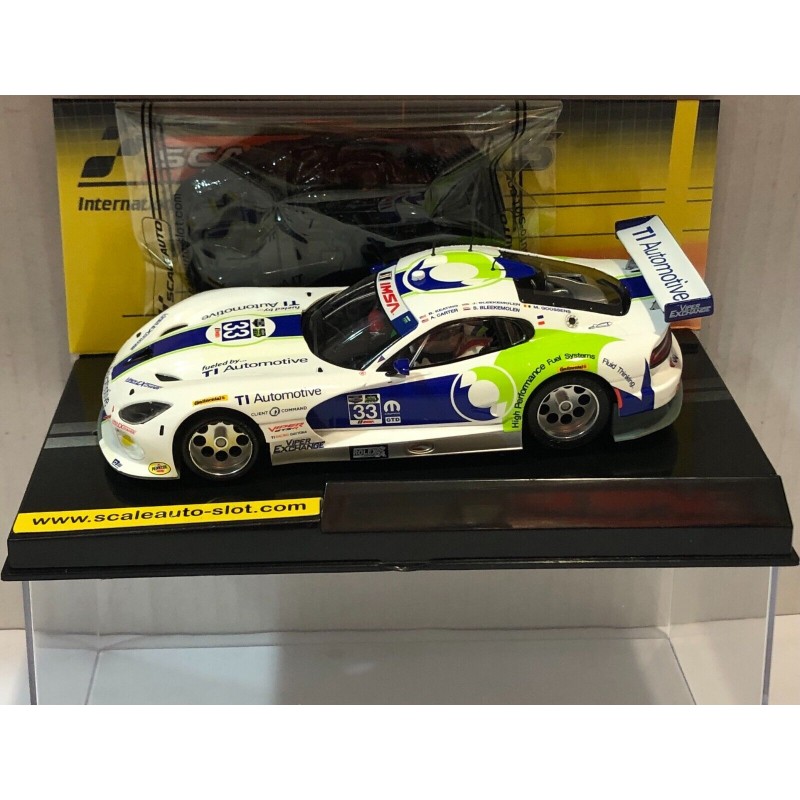 SLOT CAR SCALEAUTO SC-6107RS SRT VIPER GTS-R-33 EXCHANGE  DAYTONA 2015 KEATING