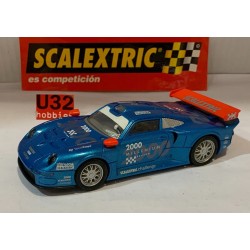 SLOT CAR SCX SCALEXTRIC 6043 PORSCHE 911 GT1  CLUB SCALEXTRIC 2000 LTED.EDITION