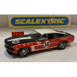 SLOT CAR SCX CALEXTRIC 2402 FORD MUSTANG BOSS '69 - 16 GEORGE FOLLMER