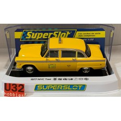 SLOT CAR SCX SUPERSLOT H4432 TAXI NYC 1977 SCALEXTRIC UK