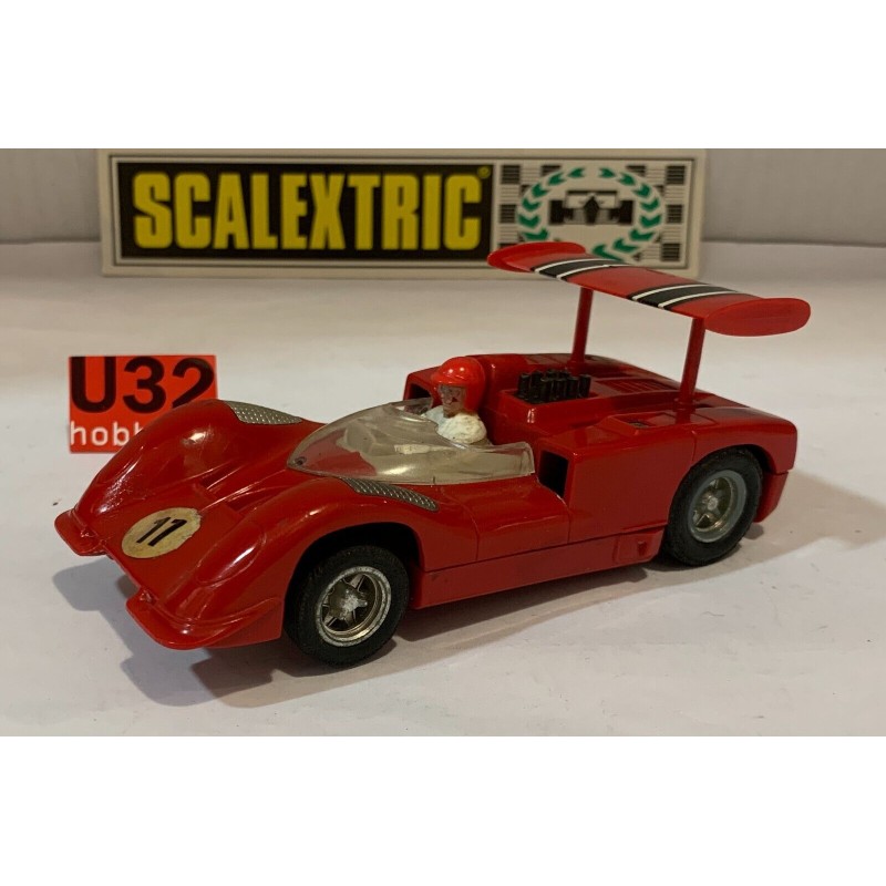 SLOT CAR SCX SCALEXTRIC EXIN C-40 CHAPARRAL GT -17 ROJO