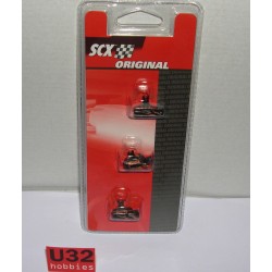 SLOT CAR SCX SCALEXTRIC A08877X400 GUIA A.R.S.2 CON TRENCILLAS 3 UNIDADES