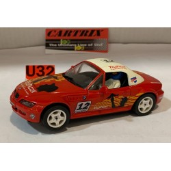 SLOT CAR CARTRIX-0105-R  BMW Z3 ROADSTER -12 CHAMPION RAID TELEPIZZA UNBOXED