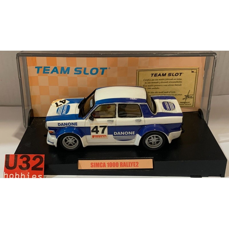 SLOT CAR TEAM SLOT 73502 SIMCA 1000 RALLY 2 -47 DANONE FERMIN VELEZ LTED.ED.