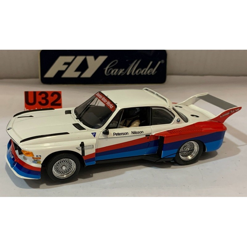 SLOT CAR FLY 88198 BMW CSL -1  6H.SILVERSTONE 1976 R.PETERSON-G.NILSSON