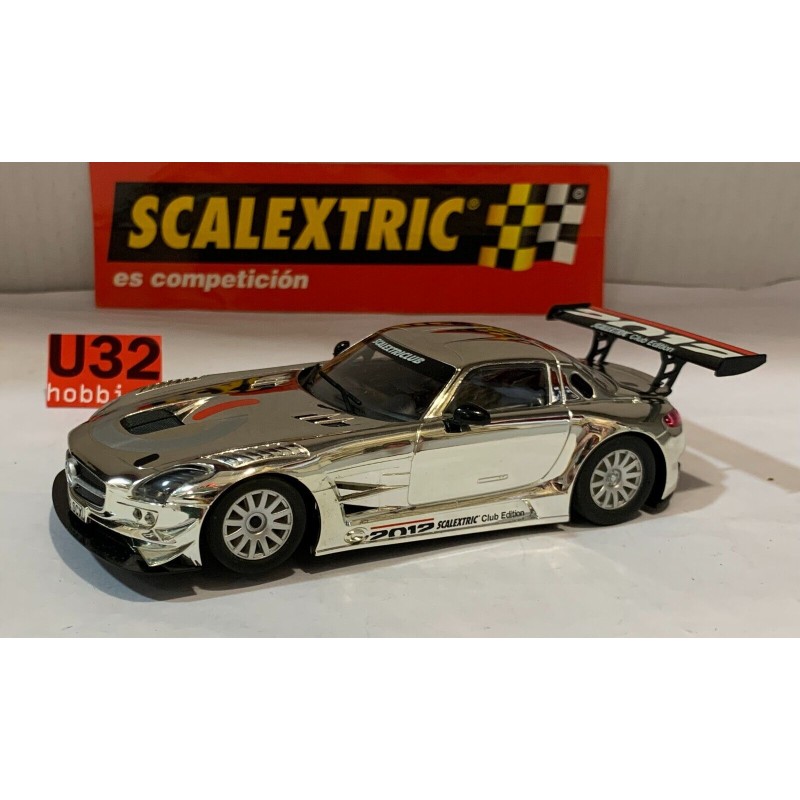 SLOT CAR SCX SCALEXTRIC A10065S300 MERCEDES SLS GT3 CLUB SCALEXTRIC 2012 LTD.ED.