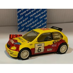 SLOT CAR TEAM SLOT CITROEN SAXO 1600 DANI SOLA-D.MORENO SIN MOTOR Y GUIA