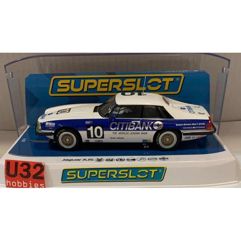 SLOT CAR SUPERSLOT H4400 JAGUAR XJS 1986 BATHURST 1PPP GOSS + MUIR SCALEXTRIC UK