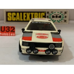 SLOT CAR SCX SCALEXTRIC EXIN 4070 AUDI QUATTRO -5 BLANCO M.MOUTON-F.PONS