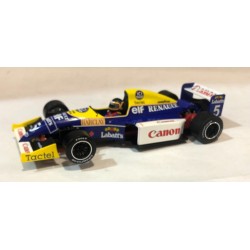 SLOT CAR SCALEAUTO SC-6268 WILLIAMS ELF FV13B -5 F1 CANON 90-97 NIGEL MANSELL