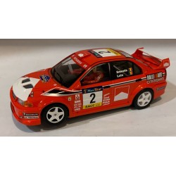 SLOT CAR SCALEAUTO SC-6317R MITSUBISHI LANCER EVO VI -2 CATALUNYA 1999 F.LOIX