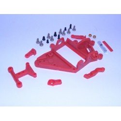 SCALEAUTO SC-6535C SOPORTE MOTOR ANGLEWINDER RT3 OFFSET 0.75mm EXTRA HARD ROJO