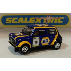 SLOT CAR SUPERSLOT H4414 MINI COOPER MIGLIA -18 NAPA LEWYS SELBY SCALEXTRIC UK