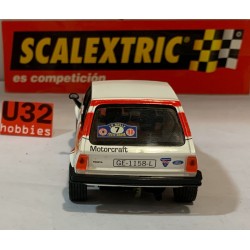 SLOT CAR SCX SCALEXTRIC ALTAYA FORD FIESTA 1600 -7 COSTA BRAVA 1998 S.SERVIA