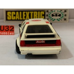 SLOT CAR SCX SCALEXTRIC EXIN 4070 AUDI QUATTRO -5 BLANCO M.MOUTON-F.PONS