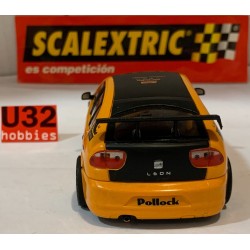 SLOT CAR SCX SCALEXTRIC 6169 SEAT LEON CLUB SCALEXTRIC 2005