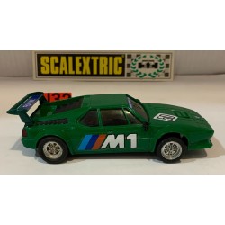 SLOT CAR SCX SCALEXTRIC EXIN 4063 BMW M1 -47  PRIMERA SERIE VERDE