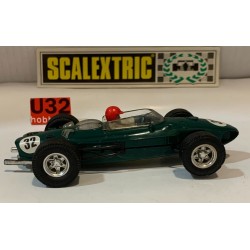 SLOT CAR SCX SCALEXTRIC EXIN C-39 FERRARI 156 SHARKNOSE -32 VERDE GUIA MOVIL