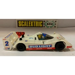 SLOT CAR SCX SCALEXTRIC EXIN TYCO SRS-2 9317 JAGUAR XJR 14 -2 BUD LIGHT