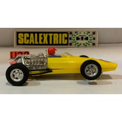 SLOT CAR SCALEXTRIC EXIN C-36 HONDA F1 -18 AMARILLO LIMON CHASIS AMARILLO LIMON